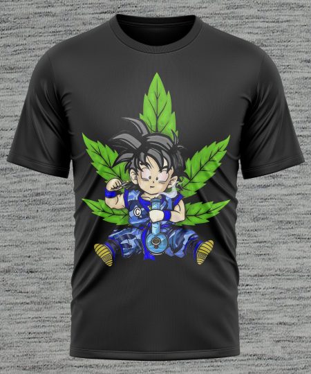 Tshirt Goku Marihuana